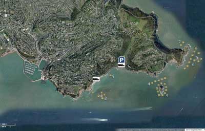 Kayak fishing spots in Torquay.