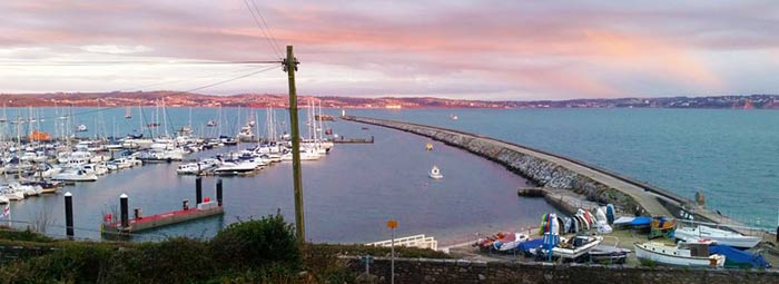 Babbacombe pier, Torquay, Devon.